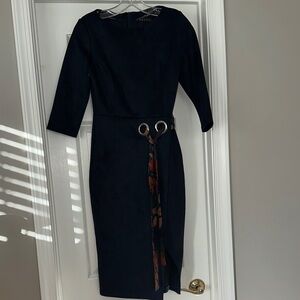 Ertu faux suede dress